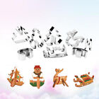  8 Pcs/Set Xmas Biscuit Mold Cutter Christmas Stocking Cookie