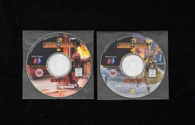 Supreme Warrior Sega CD 32X Discs 1+2 Authentic TESTED Good Condition