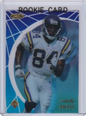RANDY MOSS ROOKIE CARD 1998 Edge Main Event Vikings RARE NFL RC #'d 0724/2000 SP - Image 1 of 2