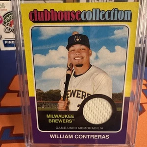Maglia collezione 2024 Topps Heritage High William Contreras Clubhouse #CCR-WCO - Foto 1 di 6
