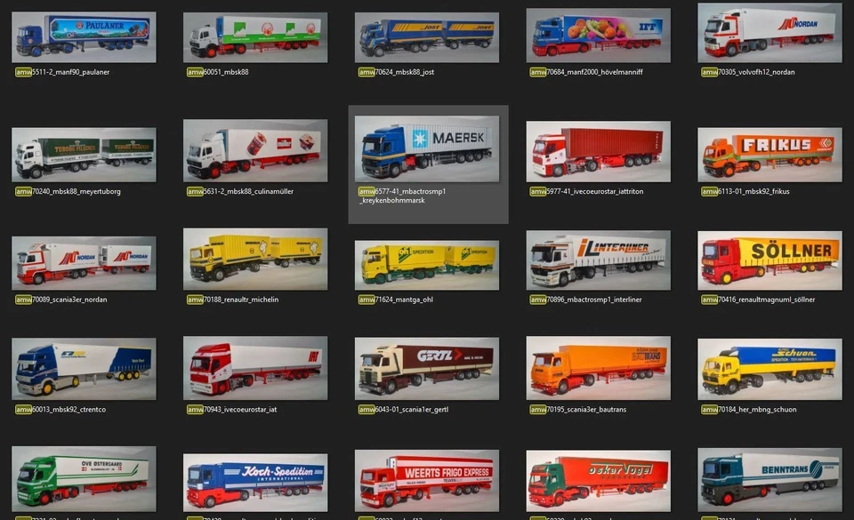 AWM (AMW) LKW Modelle Art. 6000 / 60000 - 7059 /70599 1:87 - Bild 1 von 1