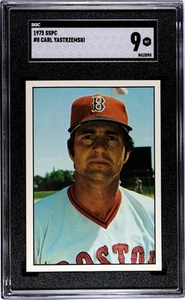 1975 SSPC Carl Yastrzemski Card #409 SGC 9 Boston Red Sox POP 1 None Higher - Picture 1 of 2