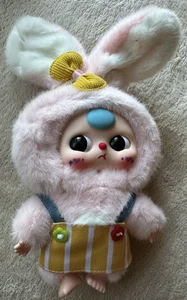 Baby Three Macaron Cute Bunny Series Plush - Pink Boba Eyes - Open box - Picture 1 of 5