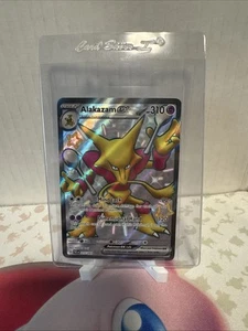 Pokémon Alakazam Ex 215/091 Paldean Fates Full Art Holo Shiny Rare NM/MINT - Imagen 1 de 2