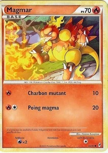 Carte Pokemon " MAGMAR " L'APPEL DES LEGENDES PV 70 62/95 VF - Imagen 1 de 1