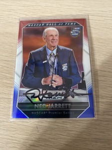 Ned Jarrett Signed 2016 Prizm Red White Blue Parallel Auto Autograph NASCAR HOF
