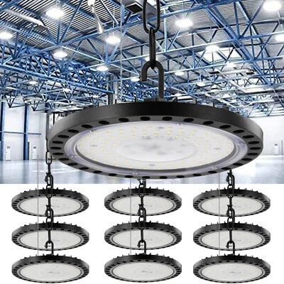 10x 200w UFO LED hall lighting industrial lamp high bay hall spotlight lamp - Image 1 of 4