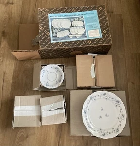 Vtg Johann Haviland Blue Garland Bavaria Germany 20pc Fine China w/ Box Unused - Picture 1 of 7