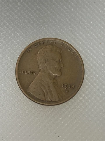 1914 S Lincoln Cent E1 Cover