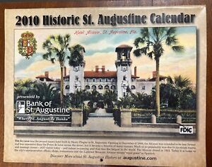 2010, 2011, 2012, 2013 historische St. Augustine Postkartenkalender