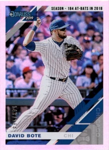 Donruss Season Stat Line #138 2019 David Bote/184 - casi nuevo-como nuevo - Imagen 1 de 2