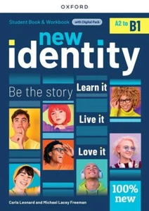 NEW IDENTITY A2-B1 STUDENT'S BOOK WORKBOOK OXFORD 9780194130318 - Foto 1 di 1