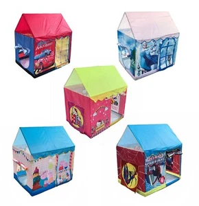 Large Baby Kids Rectangle Play Tent Spiderman Frozen Peppa Pig Hello Kitty Cars - Picture 1 of 20