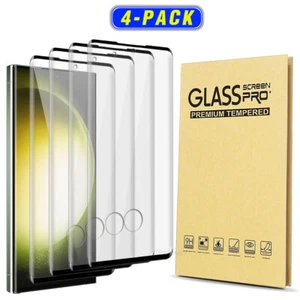 4Pcs Tempered Glass Screen Protector For Samsung S10 PLUS Note 20 10 S21 S22 S23 - Picture 1 of 56