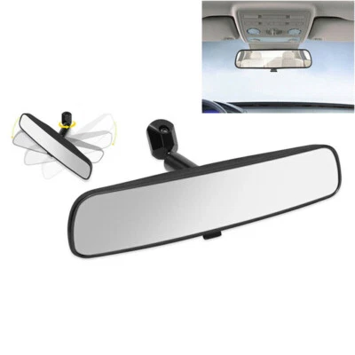 Universal Car Interior 10" Rearview Rear View Mirror Wide-angle Inside Truck NEW Foto 1 de 4