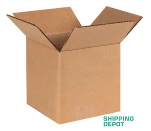 8x8x8" Cardboard Corrugated Boxes Great up to 65 lbs Shipping Moving Box Cube - Picture 1 of 3