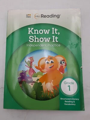 HMH Know it Show it Independent Practice Gr 1 Structured Literacy Reading Vocab. - Image 1 of 3