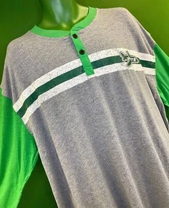 NFL New York Jets ProLine Fanatics Heathered L/S Henley Camiseta Para Hombre 5X-Grande B - Imagen 1 de 8