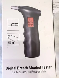 Alcoholímetro Digital Prueba Alcohol Probador Analizador Detector Portátil con Alerta - Imagen 1 de 5