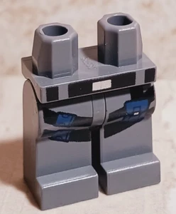 New LEGO LEGS Gun Belt Straps Pouch Pockets Gray Uniform Pants Silver Buckle - Picture 1 of 1