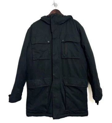 Marmot Jacket Mens Medium Black Goose Down Parka Puffer Field Thunder Bay Hood - Image 1 of 4