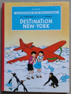 Jo, Zette & Jocko Stratoneff H 22 destination New-York HERGE Casterman B31 bis - Picture 1 of 9