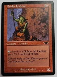 MTG Magic The Gathering Card Goblin Lookout Creature Goblin Red Legions - Picture 1 of 2