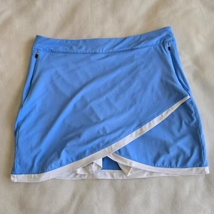 Peter Millar Größe XL Performance blau Laura Wickel Golf Skort Rock über Shorts - Bild 1 von 19
