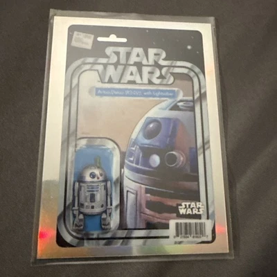 2025 Topps Chrome Star Wars - R2-D2 Comicfractor - Star Wars #VC-9 - Image 1 of 4