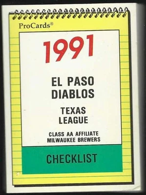 1991 ProCards El Paso Diablos Complete Team Set - Image 1 of 2