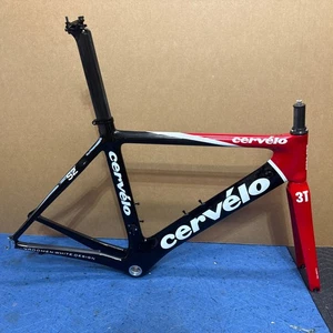 54cm Cervelo S2 Carbon Fiber Aero Rahmen & 3T Funda Pro Vollcarbon Gabel - Bild 1 von 21