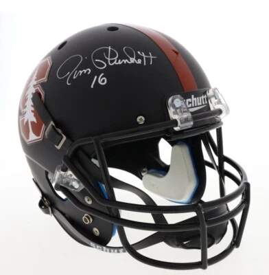 Jim Plunkett Signed Stanford Cardinals Full-Size Helmet (Schwartz Sports) - Image 1 of 4