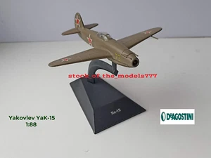 ✈READ!!! Yakovlev Yak-15 1:88 DeAgostini Soviet Air Force aircraft scale model - Picture 1 of 7