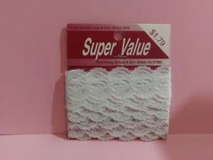 Vintage White Lace Trim & Hirschberg Schutz Co New NOS - Picture 1 of 2