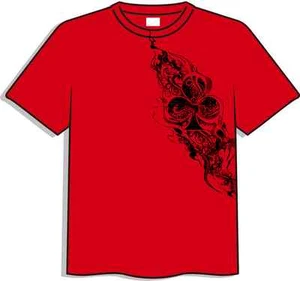 Tribal Club Poker T-Shirt von High Roller Clothing - Bild 1 von 1