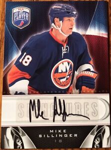 2009-10 Be A Player Signatures Mike Sillinger S-MS New York Islanders