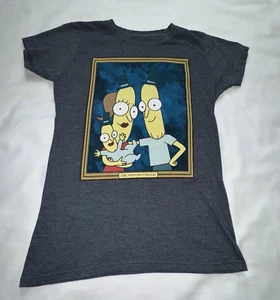 Adult Swim Rick and Morty Poopybutthole T Shirt Size L Ripple Junction Gray - Picture 1 of 7
