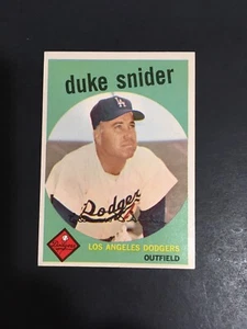 1959 TOPPS DUKE SNIDER, #20, NM/MT, HOF (Free Shipping On Any 3!) - Picture 1 of 10