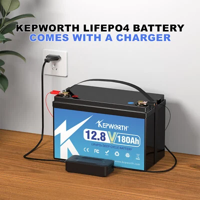 KEPWORTH 180AH LiFePO4 12V Lithium Batterie BMS 2,3kW Akku Solar 20,000 Zyklen Wohnmobile