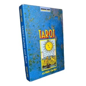 Karten kaum benutzt: Waite Tarot Set No1 - Königs Furt mit Buch Orakel Wahrsagen - Bild 1 von 10