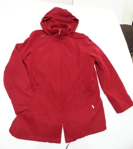 London Fog Red Limit Edition Size XL Women Jacket Detachable Hood . - Picture 1 of 18