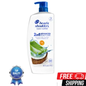 Head & Shoulders 2-in-1 Advanced Scalp Care, AloeVera,Coconut,Vitamins- 40 fl oz - Picture 1 of 2