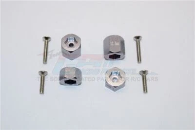 GPM MYT010/75125 ALUMINUM F&R HEX ADAPTERS AXIAL RC 1/18 YETI JR BUGGY AX90052 - Image 1 of 4