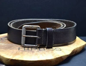 Pantalones de mezclilla para hombre Vintage Belt Leather de Superdry en marrón, talla 40 - Imagen 1 de 4