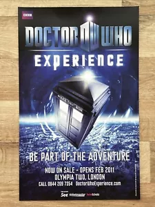 DOCTOR WHO EXPERIENCE Original London BBC Event Theatre Poster OLYMPIA 2011 - Picture 1 of 1