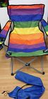 Portable Folding Camping Chairs Outdoor Garden Beach PRIDE Colors Chair