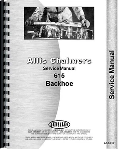 Manual de reparación de retroexcavadoras Allis Chalmers 615 - Imagen 1 de 6