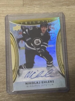 2022-23 Trilogy Hockey Gold Auto Nikolaj Ehlers Winnipeg Jets  - Image 1 of 2