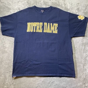 Camiseta Notre Dame Fighting Irish Jansport Manga Corta Azul Marino Talla 2XL - Imagen 1 de 7