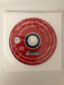 Merriam-Webster's Collegiate Dictionary & Thesaurus Deluxe Audio Edition CD - Photo 1/1